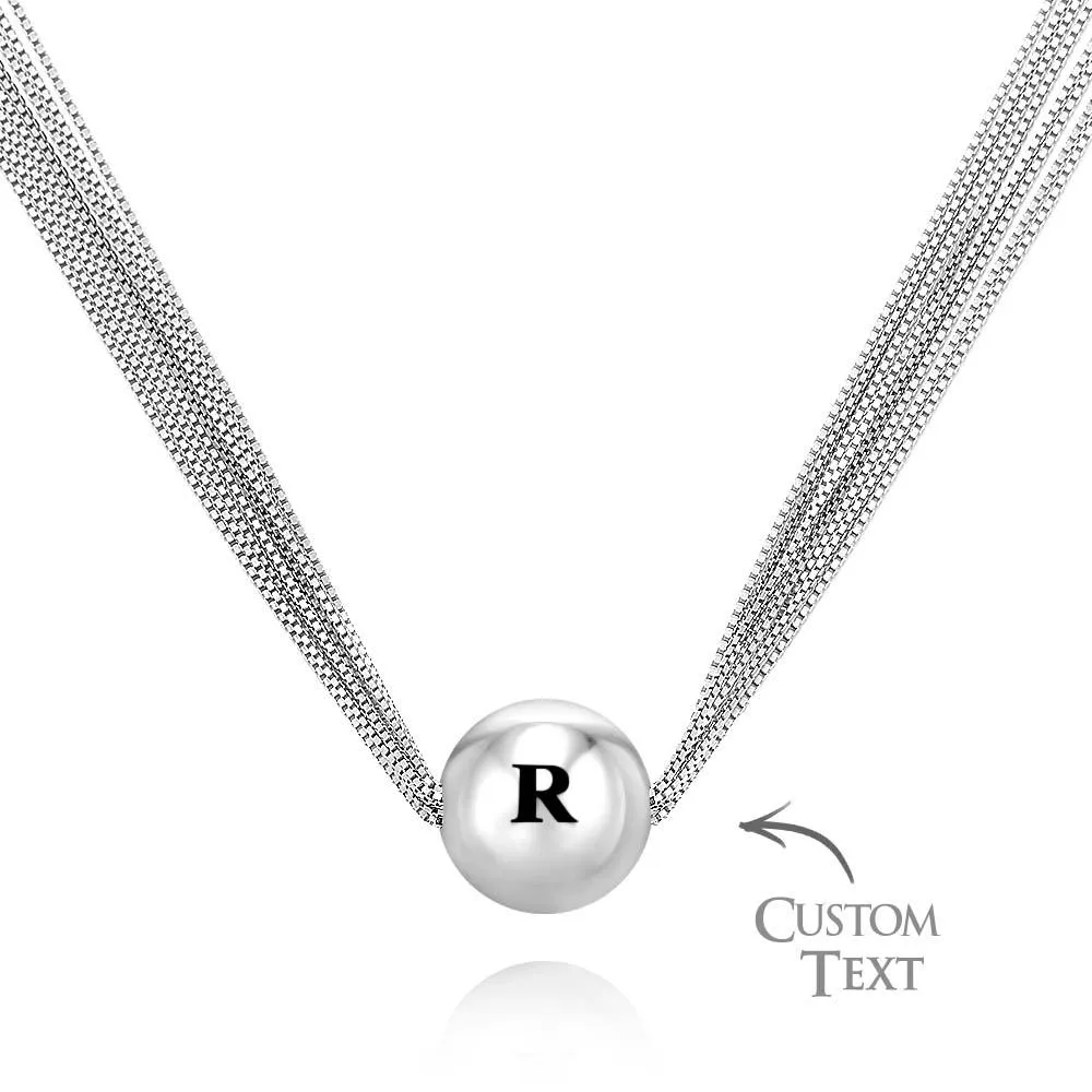 Custom Engraved Necklace – Unique Chain Design, Creative Gift for Special Occasions