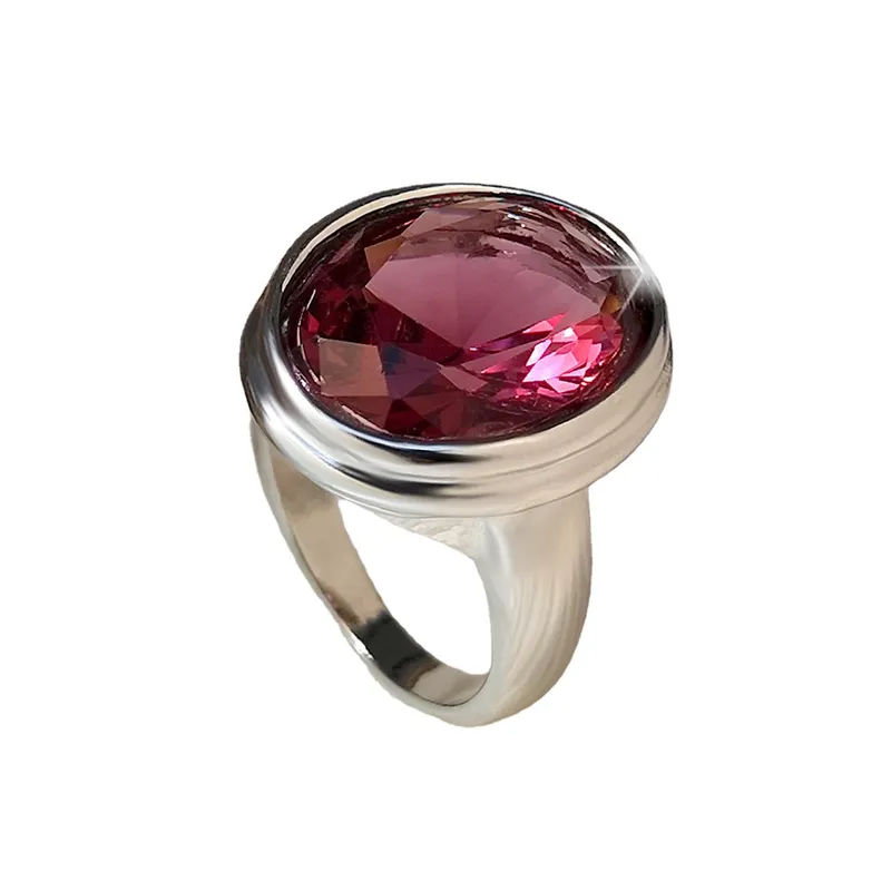 Geometric stones Elegant Ring